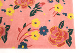 Pink Floral 4'1" x 6'1"
