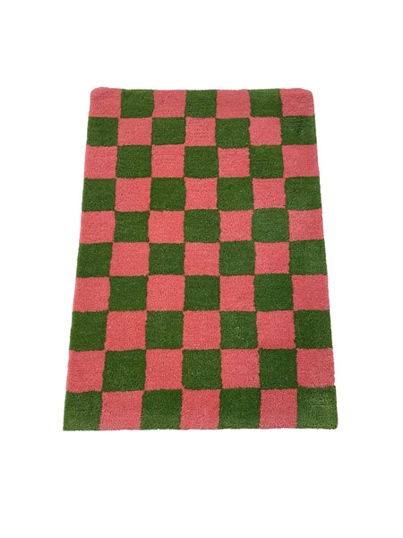 Pink and Green Mat