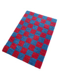 Red and Blue Checkered Mat